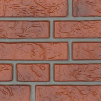 Klinkerstruktur NBII rot geflammt