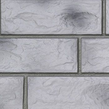 Bruchstein signalgrau geflammt